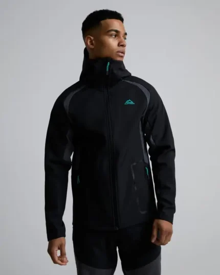 Alpyrex Astra Soft Shell Jacket Black Urban Charcoal