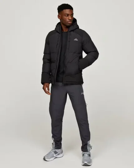 Alpyrex Element Puffer Jacket Jet Black (1)