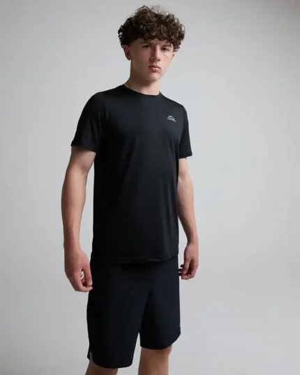 Alpyrex Junior Copex T Shirt and Short Set Black (1)