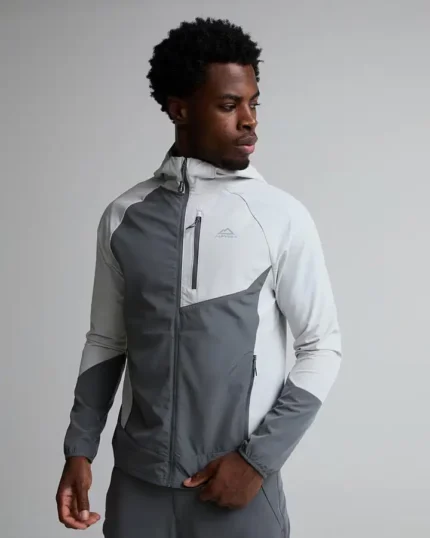 Alpyrex Solo 2.0 Woven Full Zip Hoodie Volcanic Veil Ice Veil
