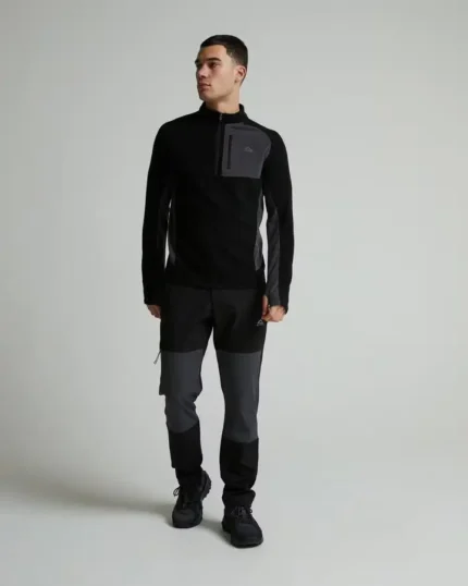 Alpyrex Solo 2.0 Woven Outdoor Pant Jet Black Asphalt (1)