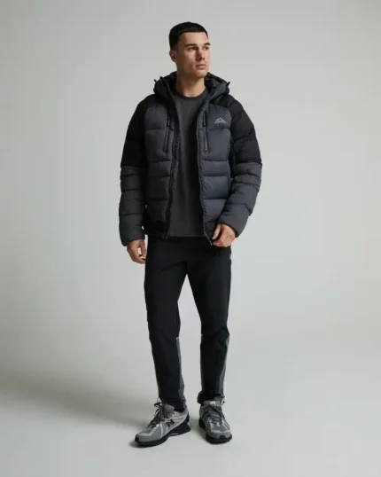 Alpyrex Tarax Puffer Jacket Asphalt Jet Black (1)