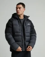 Alpyrex Tarax Puffer Jacket Asphalt Jet Black