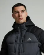 Alpyrex Tarax Puffer Jacket Asphalt Jet Black (3)
