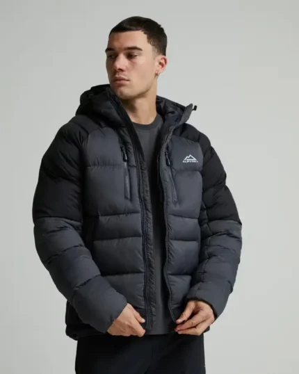Alpyrex Tarax Puffer Jacket Asphalt Jet Black